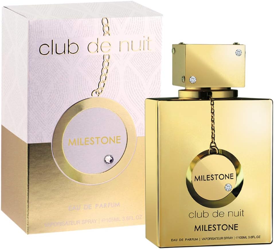 Armaf Club De Nuit Milestone For Unisex, Eau De Parfum 105ml, Gold - Perfume for Men Women, Long Lasting, Fragrances