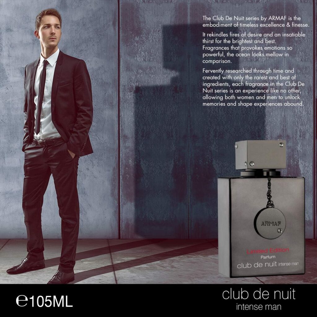 Armaf Perfume Club De Nuit Intense Man Limited Edition Eau de Parfum For Men 105ml Black Perfumes