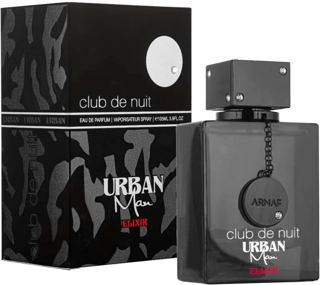 Armaf Perfume Club De Nuit Urban Elixir Man Eau De Parfum 105ml For Him, Black, Perfumes for Men