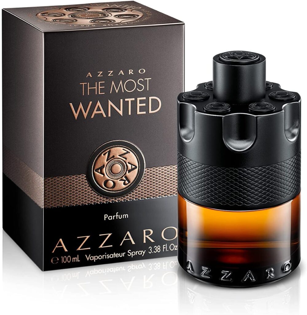 Azzaro Men s The Most Wanted Parfum, Black, 3.38 Fl Oz, 100 ml