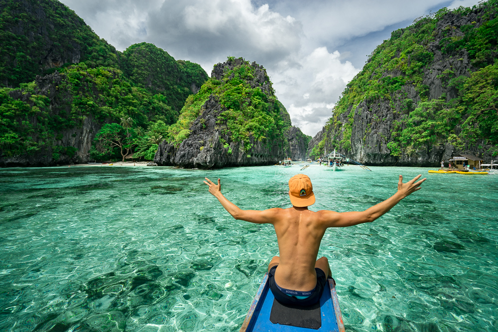 Basking In The Glow: Beach Hopping In Philippines Palawan Islands.
