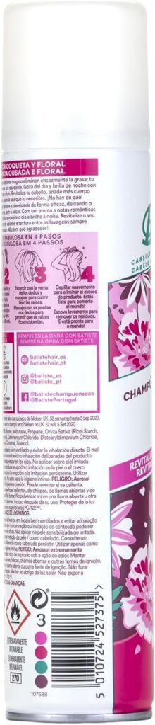 Batiste Dry Shampoo, Blush, 200 ml