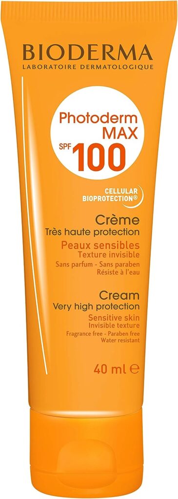 Bioderma Photoderm MAX Sunscreen Cream SPF 100 for Normal to Dry Sensitive Skin, 40ml