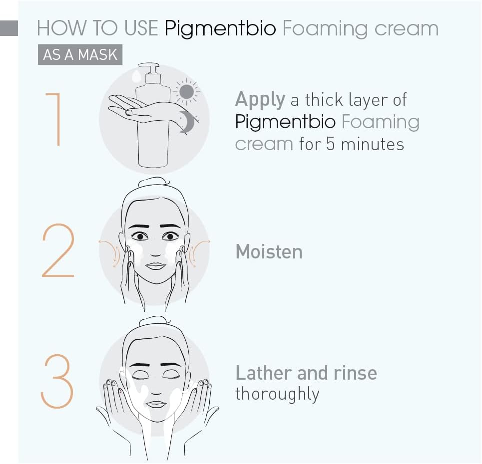 Bioderma Pigmentbio Foaming Cream Brightening Exfoliating Cleanser, 500 Ml