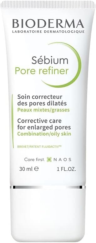 Bioderma Sebium Pore Refiner Corrective Care Cream For Combination To Oily Skin 30ml White 0.16 Ounce (Pack Of 1)