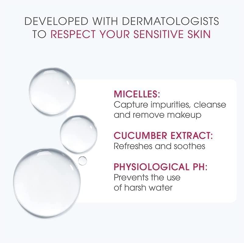 Bioderma Sensibio H2O Make-Up Removing Micellar Water With Pump For Sensitive Skin (size - 850 ml)