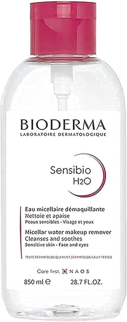 Bioderma Sensibio H2O Make-Up Removing Micellar Water With Pump For Sensitive Skin (size - 850 ml)