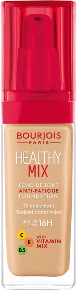 Bourjois Healthy Mix Anti-Fatigue Foundation. 53 Light Beige, 30 ml - 1.0 fl oz