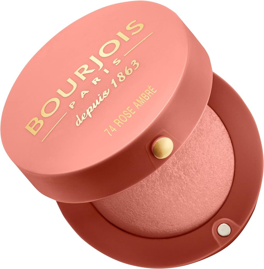 Bourjois , Little Round Pot Blusher. 74 Rose Ambre, 2.5 g – 0.08 Fl Oz