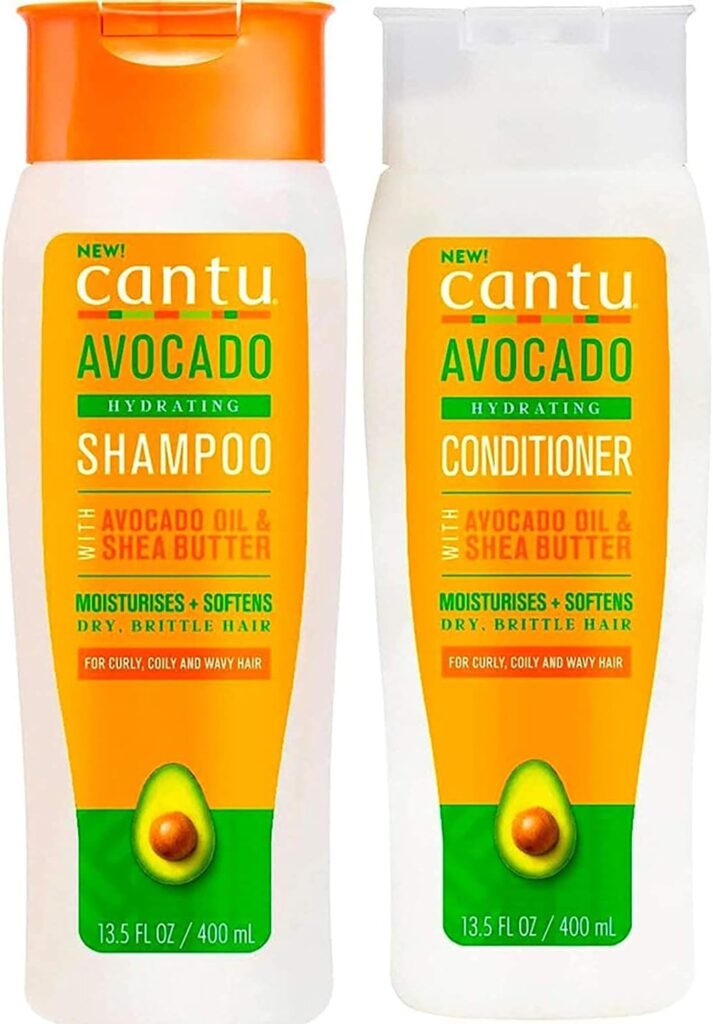 Cantu Avocado Shea Butter Hydrating Shampoo with Conditioner (400ml)