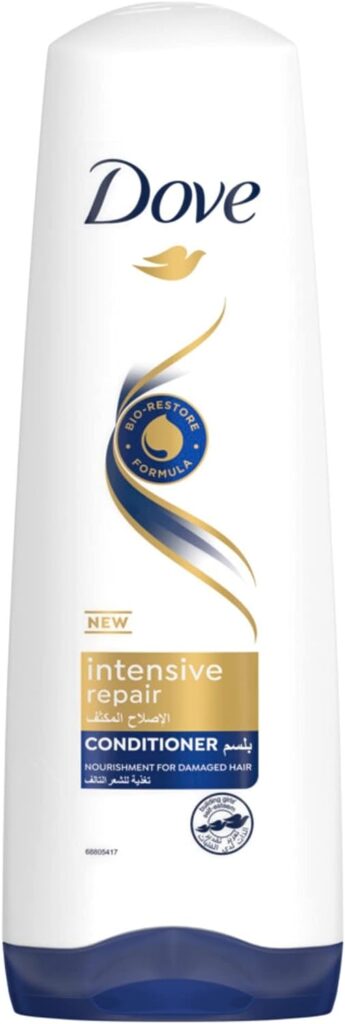 Dove Conditioner for Damaged Hair, Intensive Repair, Nourishing Care for up to 100 percent Healthy-Looking Hair, 350ml