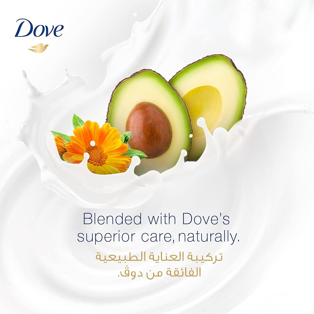 Dove Nourishing Secrets Shampoo and Conditioners Strengthens and Reduces Hair Fall, with Natural Extracts Avocado Oil to give 97 percent less Hair Breakage