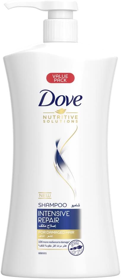 DOVE Shampoo for damaged hair, Intensive Repair, 1 Litre, 1170.0 grams