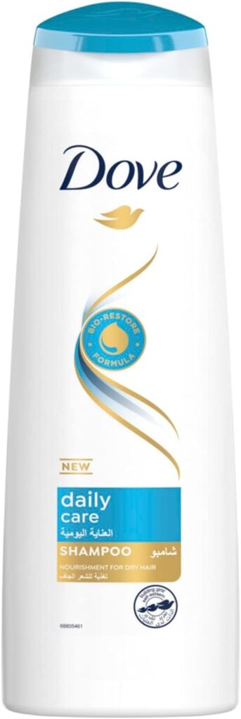 Dove Shampoo for Dry Hair, Daily Care, Nourishing Care for up to 100 percent Softer Hair, 400ml