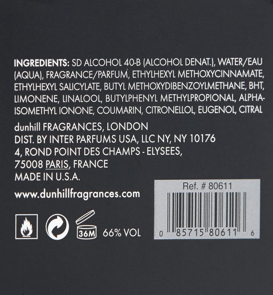 Dunhill Icon Elite Mens Eau de Perfume, 100 ml, Transparent
