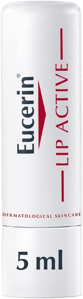 Eucerin pH5 Lip Active Balm with Dexpanthenol and Vitamin E, Lip Care for Rough Lips, UVA  UVB Protection, SPF 20, Soothes, Moisturizes and Protects, for Dry  Dehydrated Lips, 4.8g