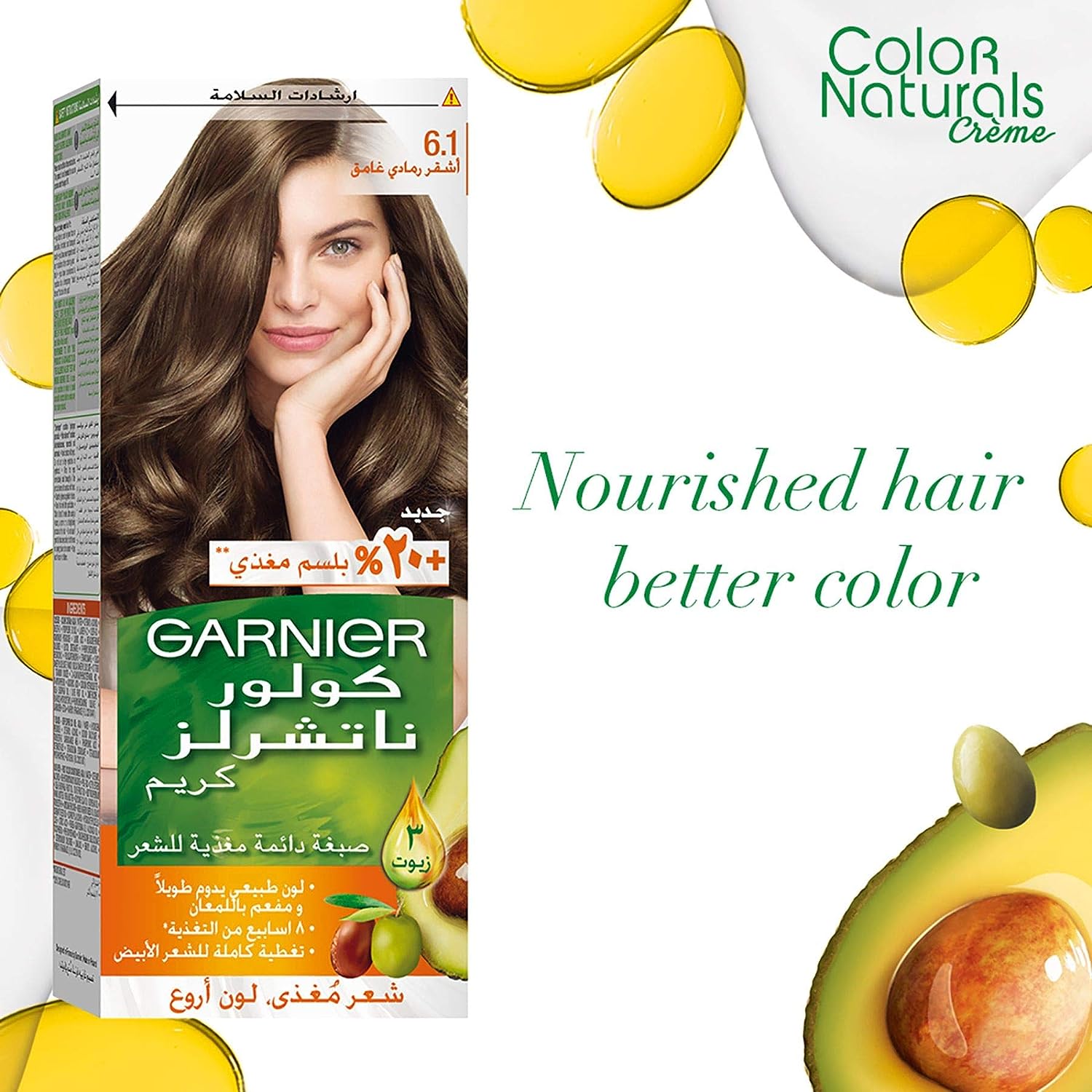 Garnier Color Naturals 6.1 Dark Ash Blonde Haircolor