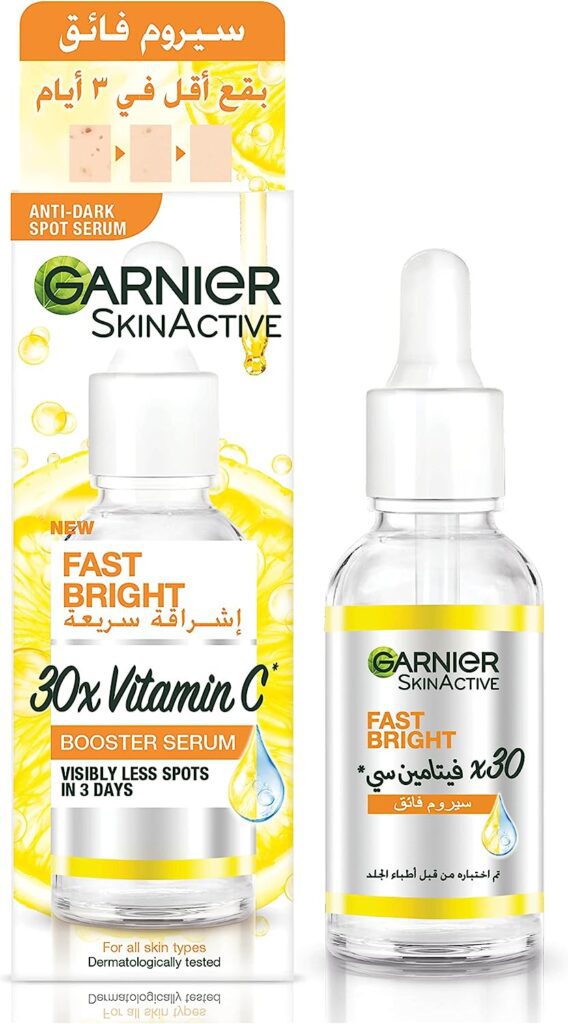 Garnier SkinActive Fast Bright 30x VITAMIN C Anti Dark Spot Serum - 50 ml