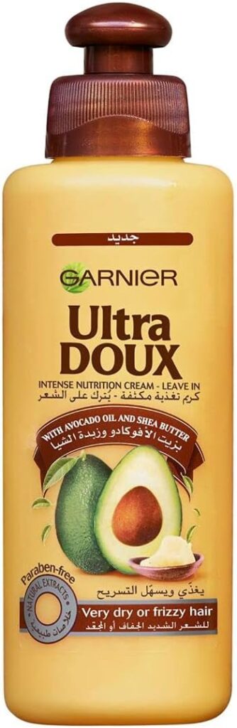 Garnier Ultra Doux Avocado Oil  Shea Butter Leave-in Cream 200 ml Twin Pack