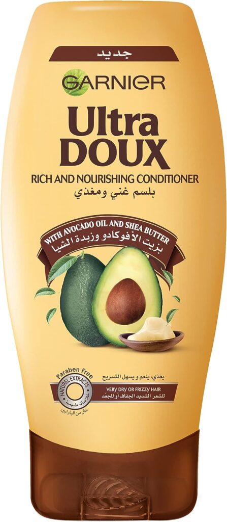 Garnier Ultra Doux Avocado Oil  Shea Butter Shampoo 400ml + Conditioner 400ml Dual Pack, 0.942 grams