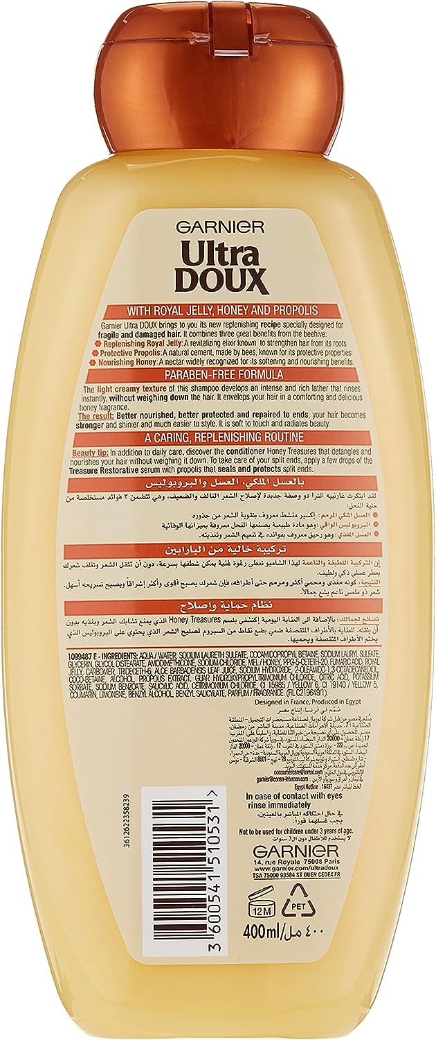 Garnier Ultra Doux Honey Treasures Shampoo 400ML