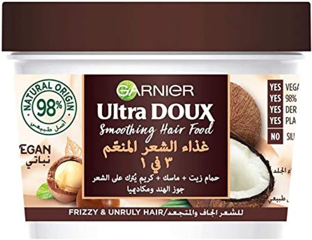 Garnier Ultra Doux Smoothing Hair Food 390ml