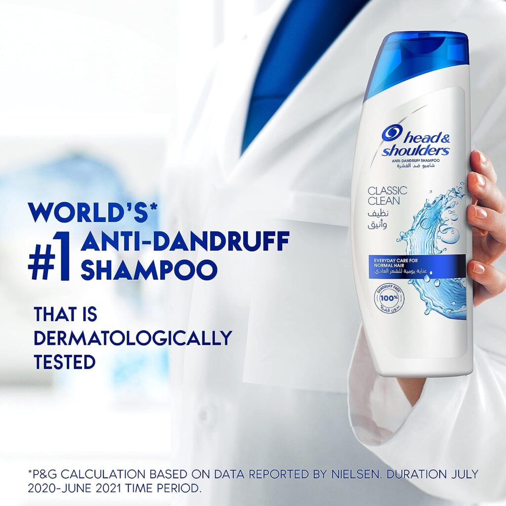 Head Shoulders Classic Clean Anti-Dandruff Shampoo for Normal Hair, 1 L
