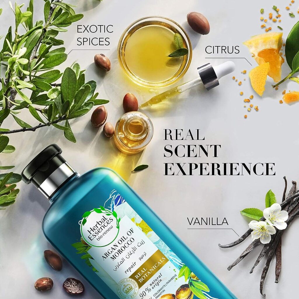Herbal Essences Bio:Renew Repair Argan Oil of Morocco Shampoo 400ml Dual Pack plus Conditioner 400ml