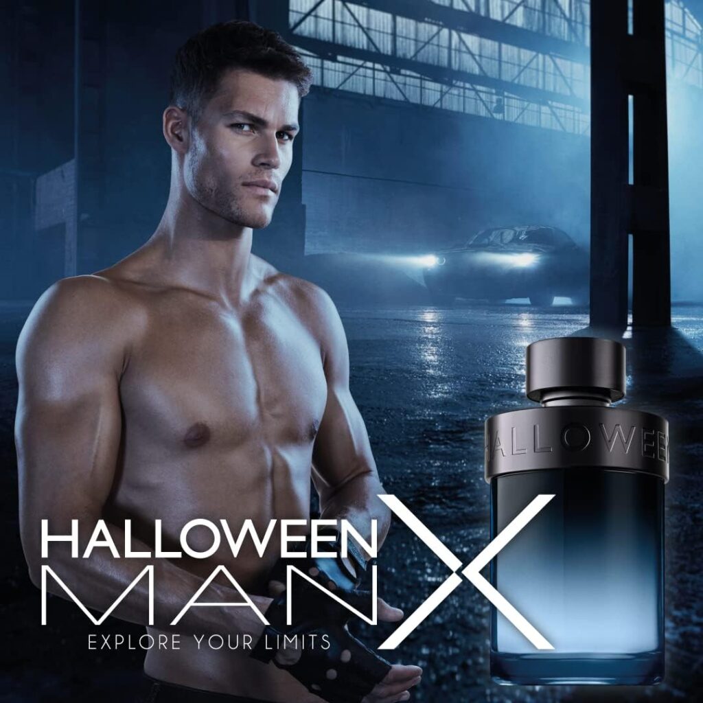 J. Del Pozo Halloween Man X For Men 4.2 Oz Edt Spray,125 ml,blue - black