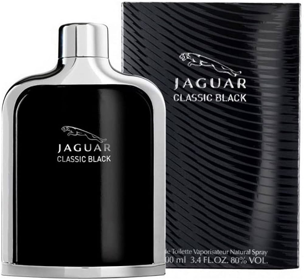 Jaguar Classic Black Eau de Toilette for Men - 100ml, Set of 2