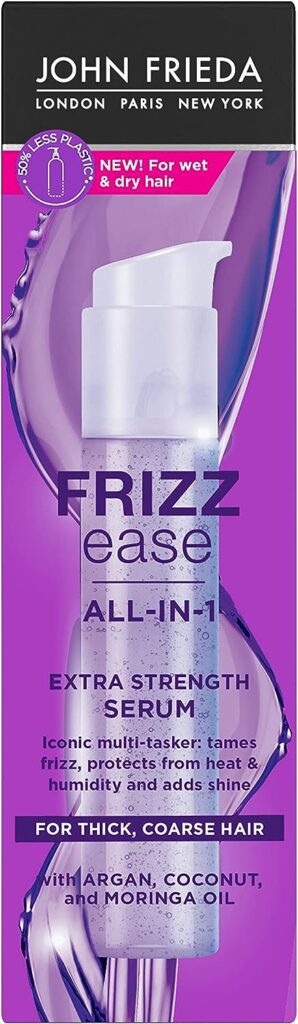 John Frieda Frizz Ease All-In-1 Extra Strength Serum 50Ml For Thick Coarse Hair