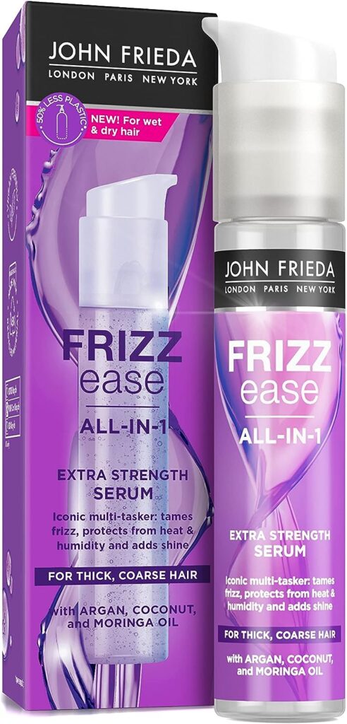 John Frieda Frizz Ease All-In-1 Extra Strength Serum 50Ml For Thick Coarse Hair