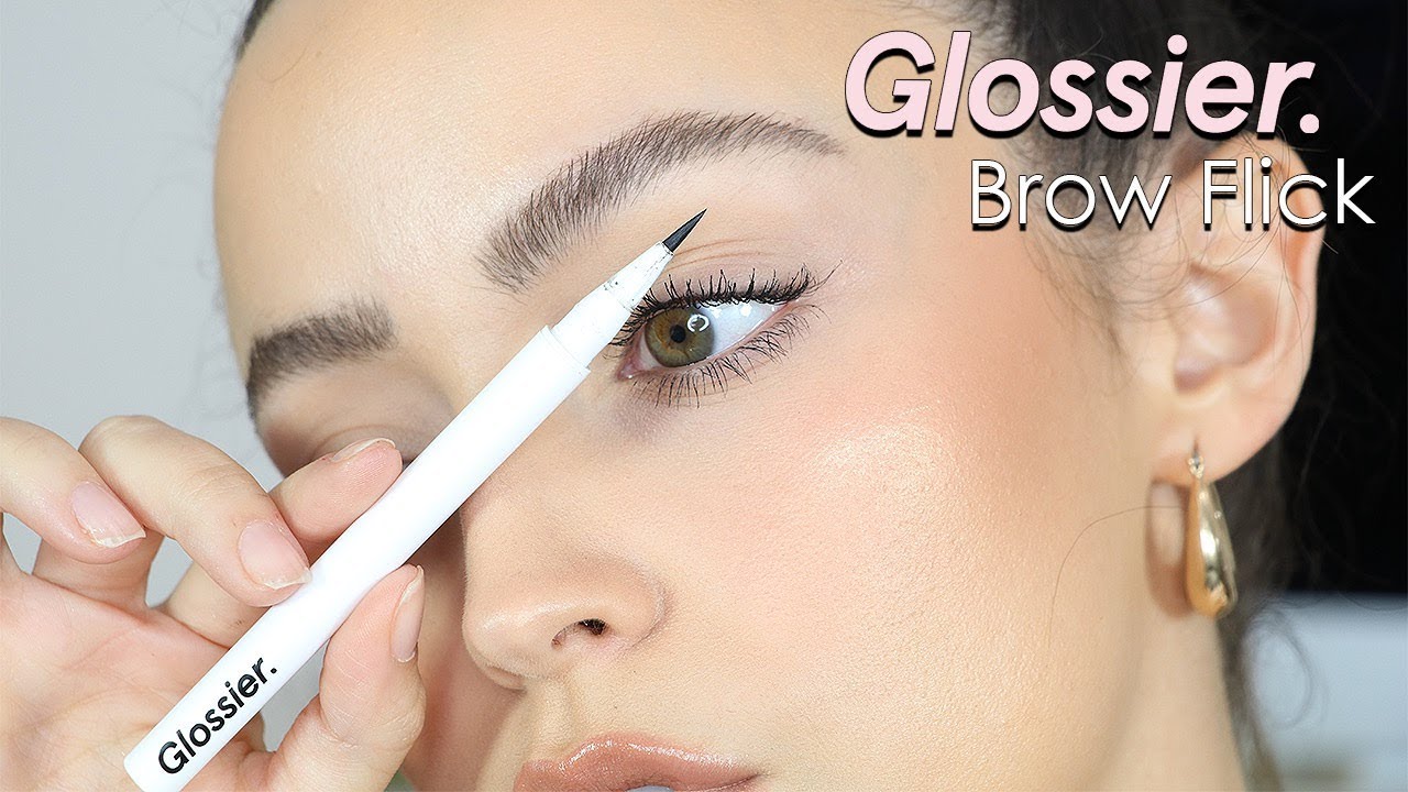 KathleenLights Review and Demo of Glossiers Brow Flick