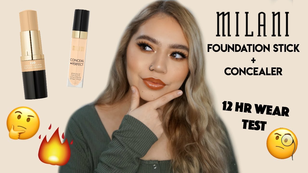 KathleenLights Reviews the New Milani Conceal + Perfect Foundation Stick and Concealer
