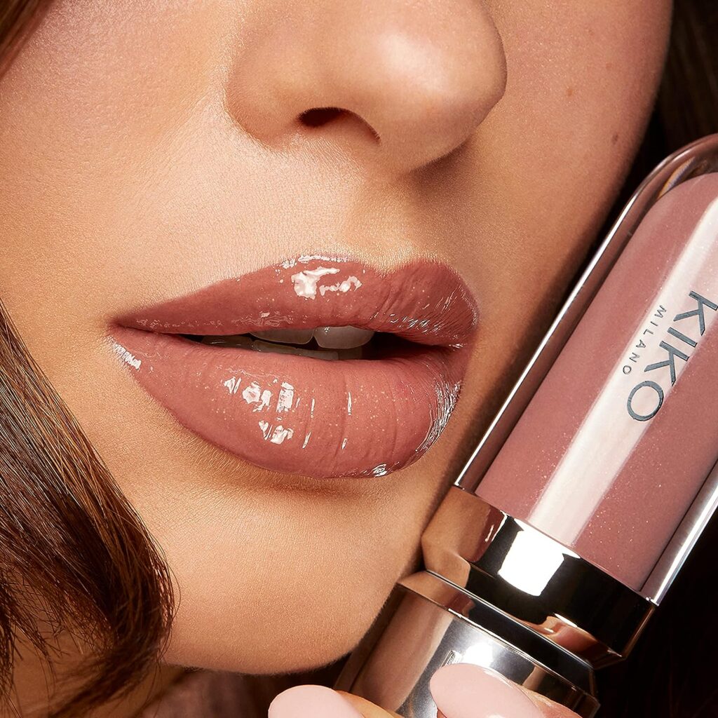 KIKO Milano Glossy Lip Set | Make-Up Set: 2 Moisturising Lip Glosses And 1 Perfecting Lip Cream