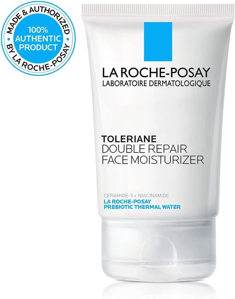 La Roche-Posay Toleriane Double Repair Face Moisturizer, Daily Moisturizer Face Cream with Ceramide and Niacinamide for All Skin Types, Oil Free, Fragrance Free