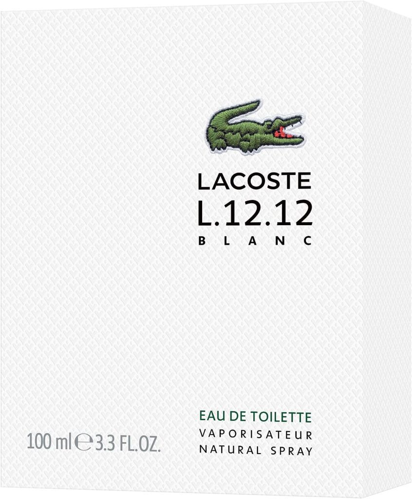 Lacoste L.12.12 Blanc Men Eau De Toilette, 100 ml