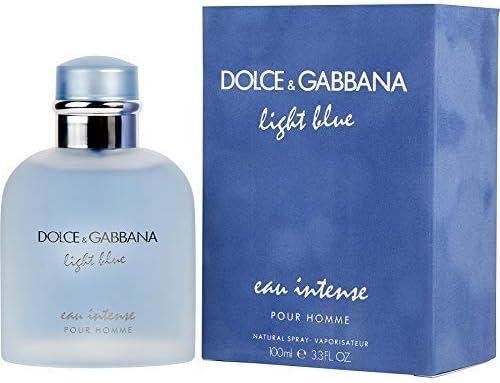 Light Blue Eau Intense pour Homme by Dolce Gabbana for Men - Eau de Parfum, 100 ml