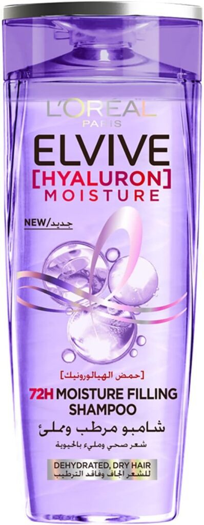 LOréal Paris Elvive Hyaluron Moisture Shampoo 400ml Twin Pack