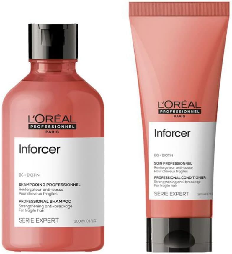LOreal Professionnel Serie Expert Inforcer Shampoo 300ml and Conditioner 200ml Duo