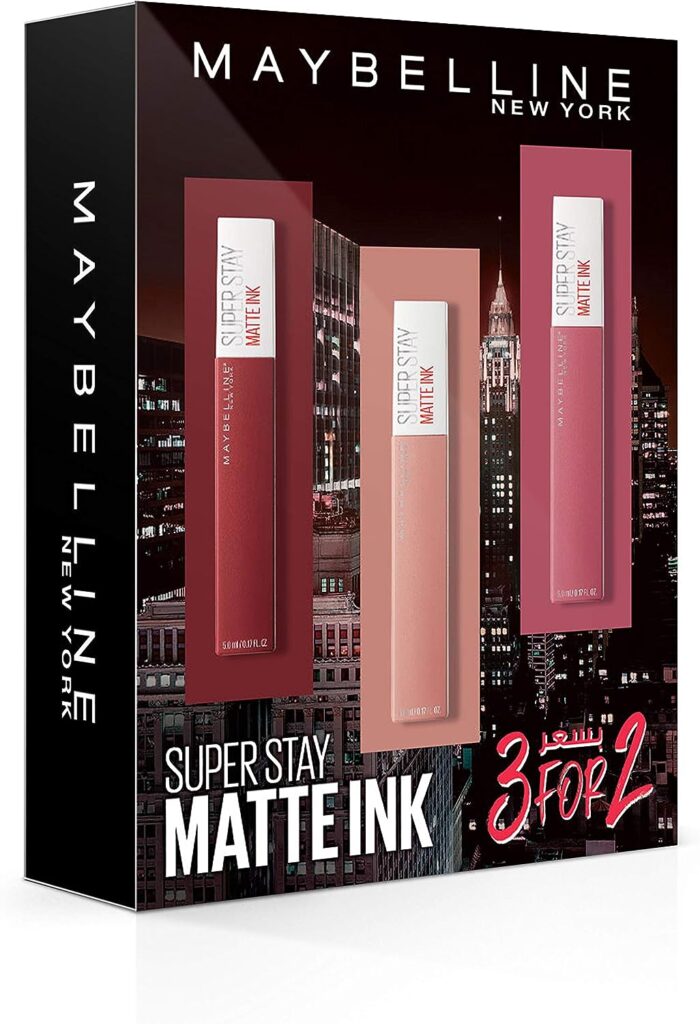 MAYBELLINE NEW YORK 3F2 Superstay Matte Ink Set