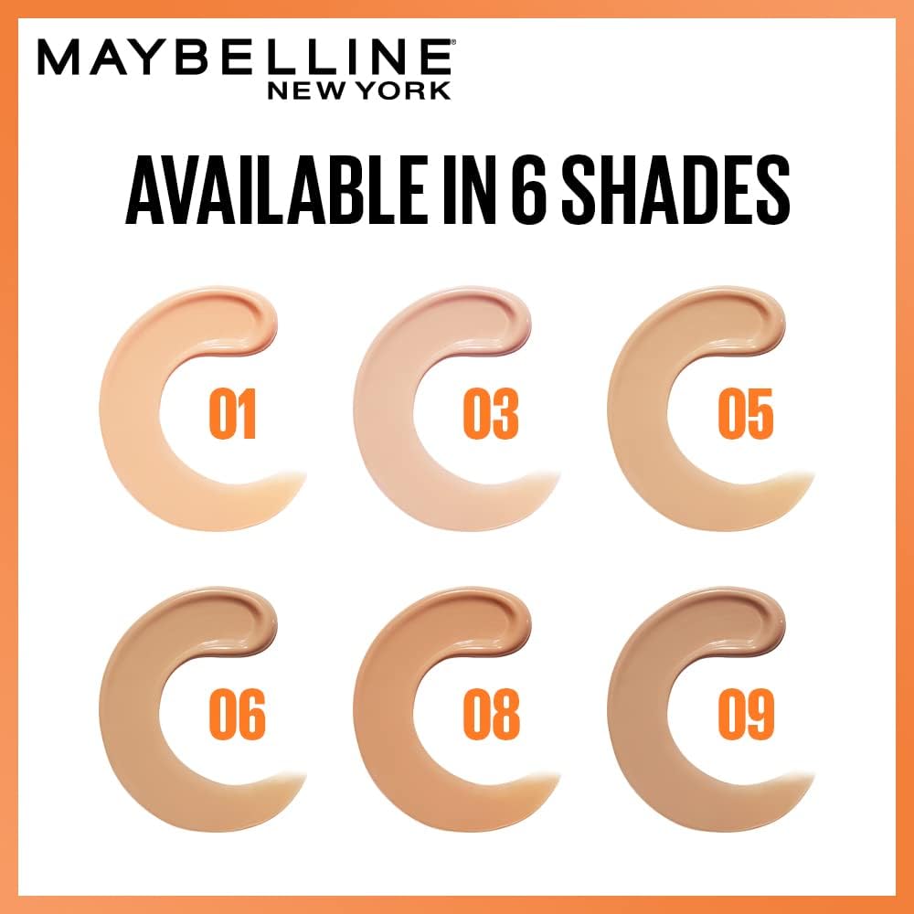 Maybelline New York, Fit Me Fresh Tint Foundation SPF 50 with Brightening Vitamin C, 03