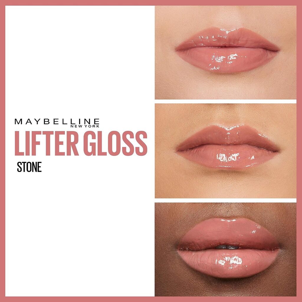 Maybelline New York Lifter Gloss With Hyaluronic Acid, 08 Stone