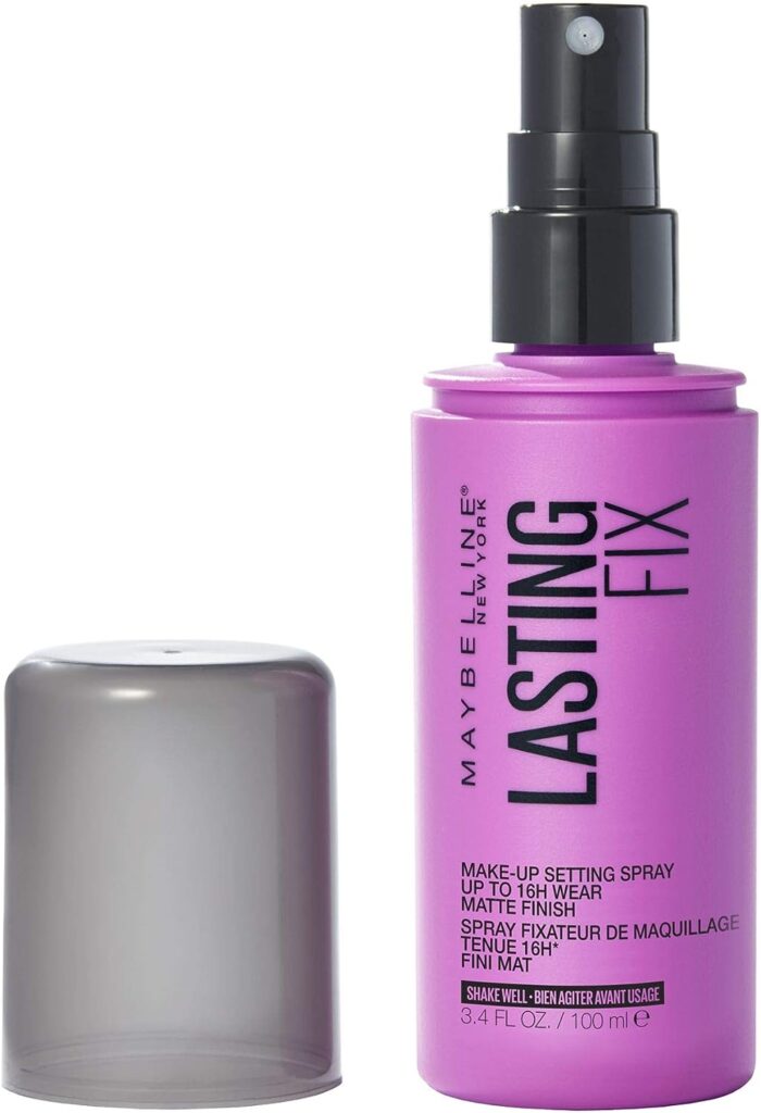 Maybelline New York Makeup Setting Spray, Matte Finish, Up To 16Hr Wear, Sweat Resistant, Mattifies, Lasting Fix, Transparent, 100 ml