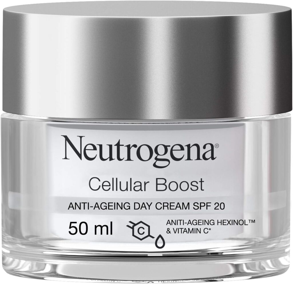 Neutrogena Face Cream, Cellular Boost, Anti-Ageing Day Cream SPF 20, 50ml