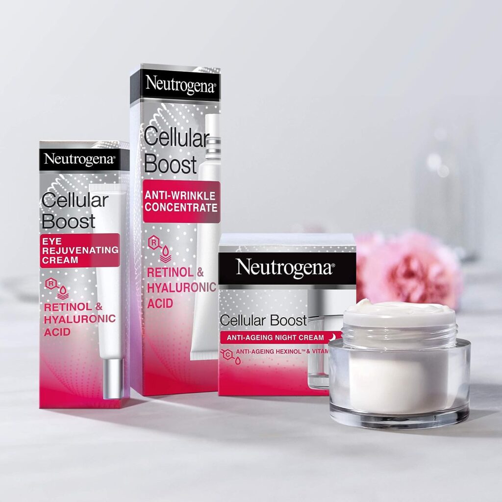 Neutrogena Face Cream, Cellular Boost, Anti-Ageing Day Cream SPF 20, 50ml