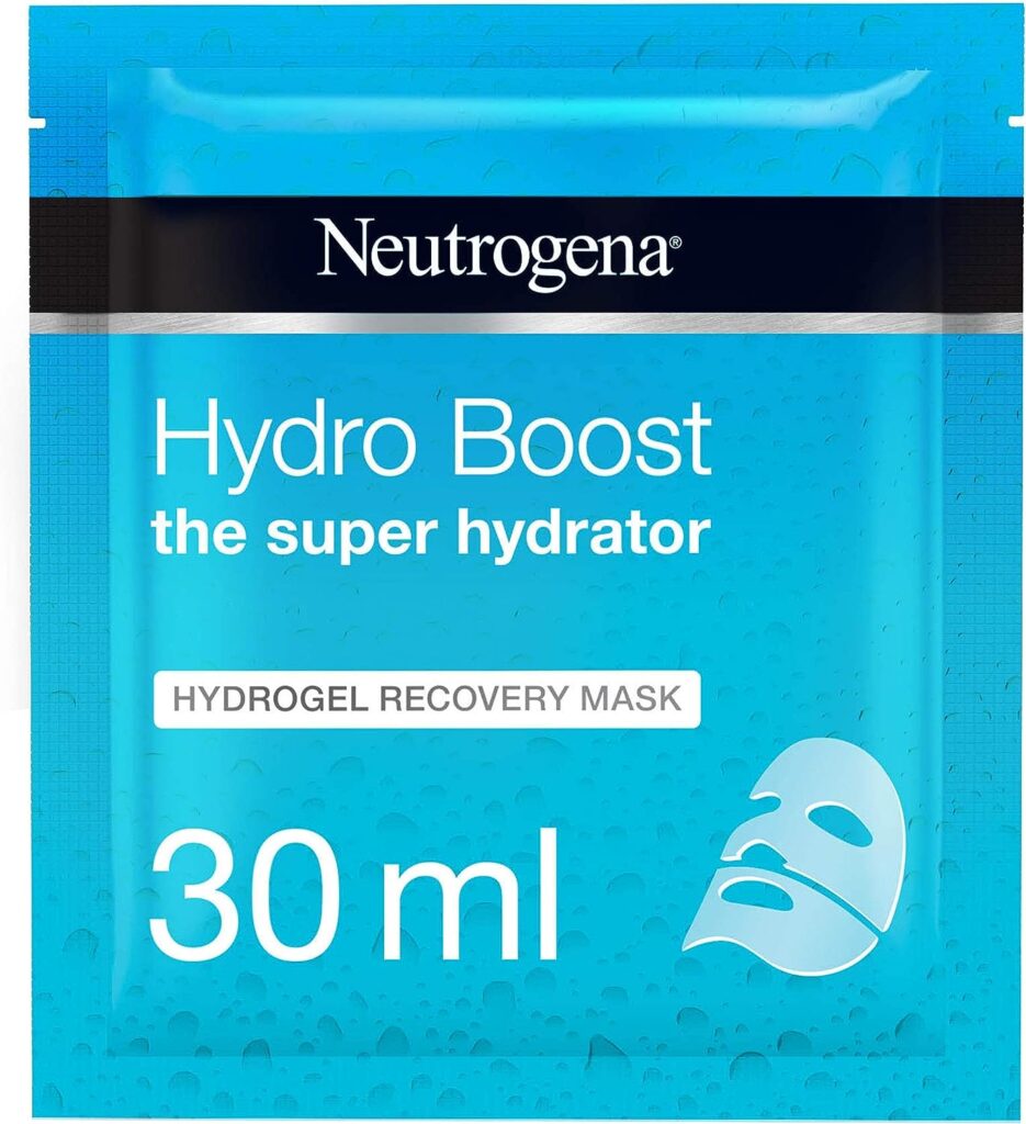 Neutrogena Hydrating Face Mask Sheet, The Super Hydrator, Hydro Boost Hydrogel Recovery, 30ml
