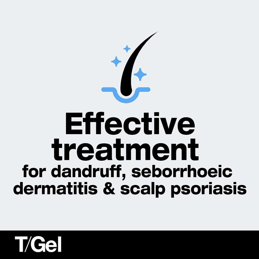 Neutrogena T/Gel Therapeutic Shampoo Treatment for Scalp Psoriasis, Itching Scalp and Dandruff 125ml