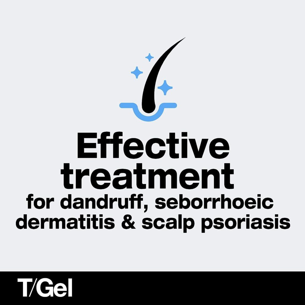 Neutrogena T/Gel Therapeutic Shampoo Treatment for Scalp Psoriasis, Itching Scalp and Dandruff, 250 ml