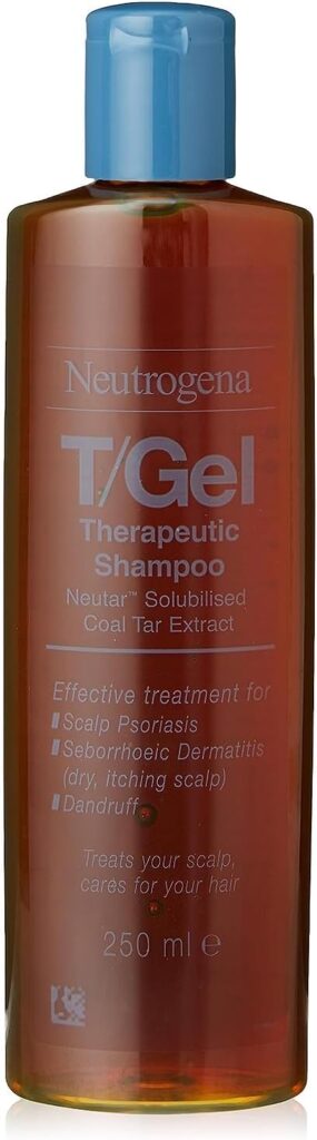 Neutrogena T/Gel Therapeutic Shampoo Treatment for Scalp Psoriasis, Itching Scalp and Dandruff, 250 ml